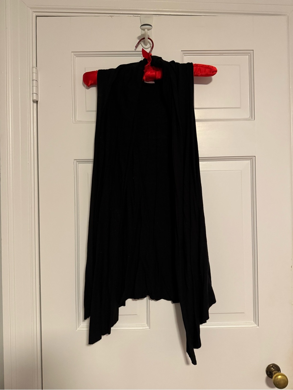 5th Culture Black Draped Sleeveless Tunic